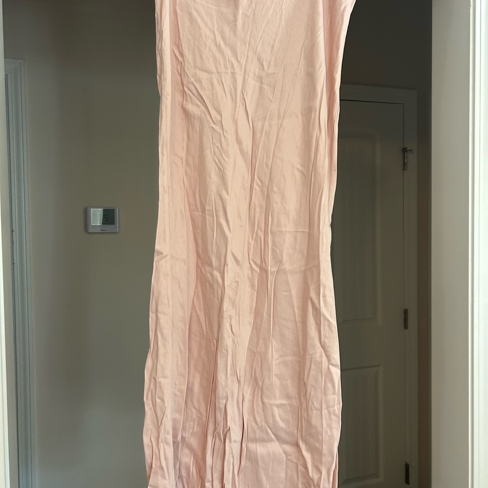 Anthropologie Pink Maxi Skirt